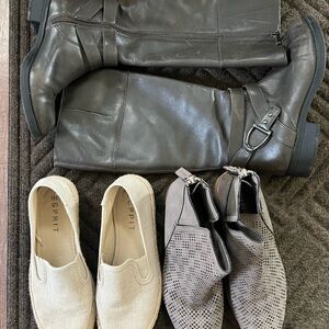Lot of Women’s Sz 6.5 Bandolino Boots Madden Booties Espirit Espadrilles